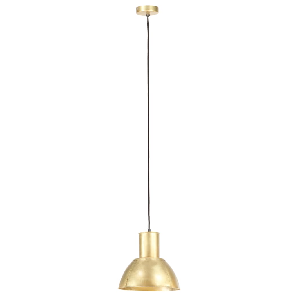 kerek sárgaréz függőlámpa 25 W 28,5 cm E27