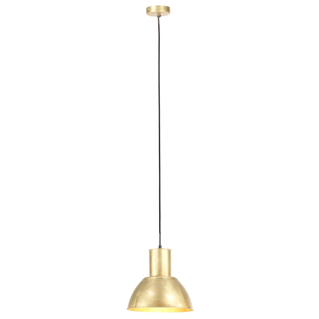 kerek sárgaréz függőlámpa 25 W 28,5 cm E27