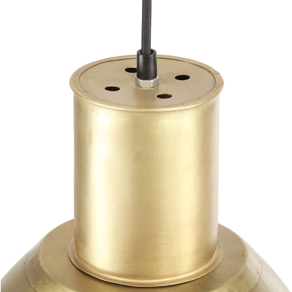 kerek sárgaréz függőlámpa 25 W 28,5 cm E27