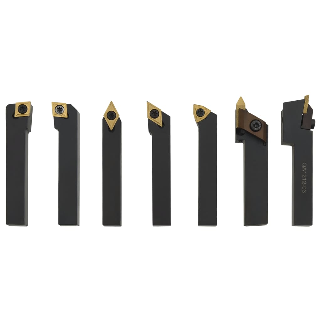 12 részes váltólapos esztergaszerszám készlet 12 x 12 mm 80 mm
