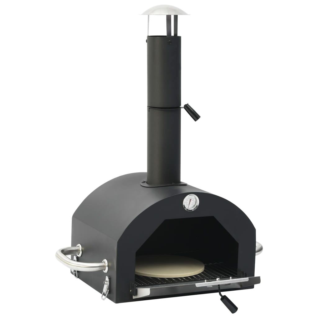 kültéri pizzasütő pizzakővel