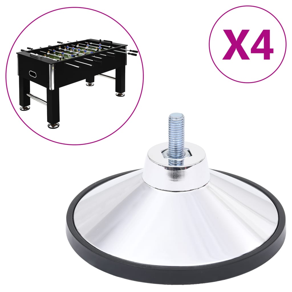 4 db króm M10 csocsóasztal láb