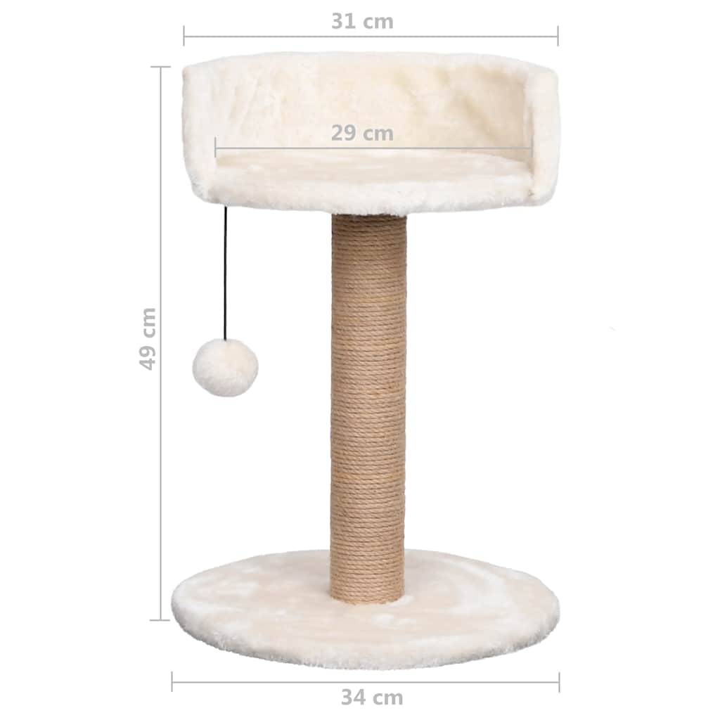 tengerifű macskafa kaparóoszloppal 49 cm