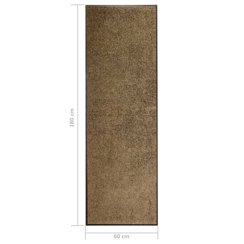 barna kimosható lábtörlő 60 x 180 cm