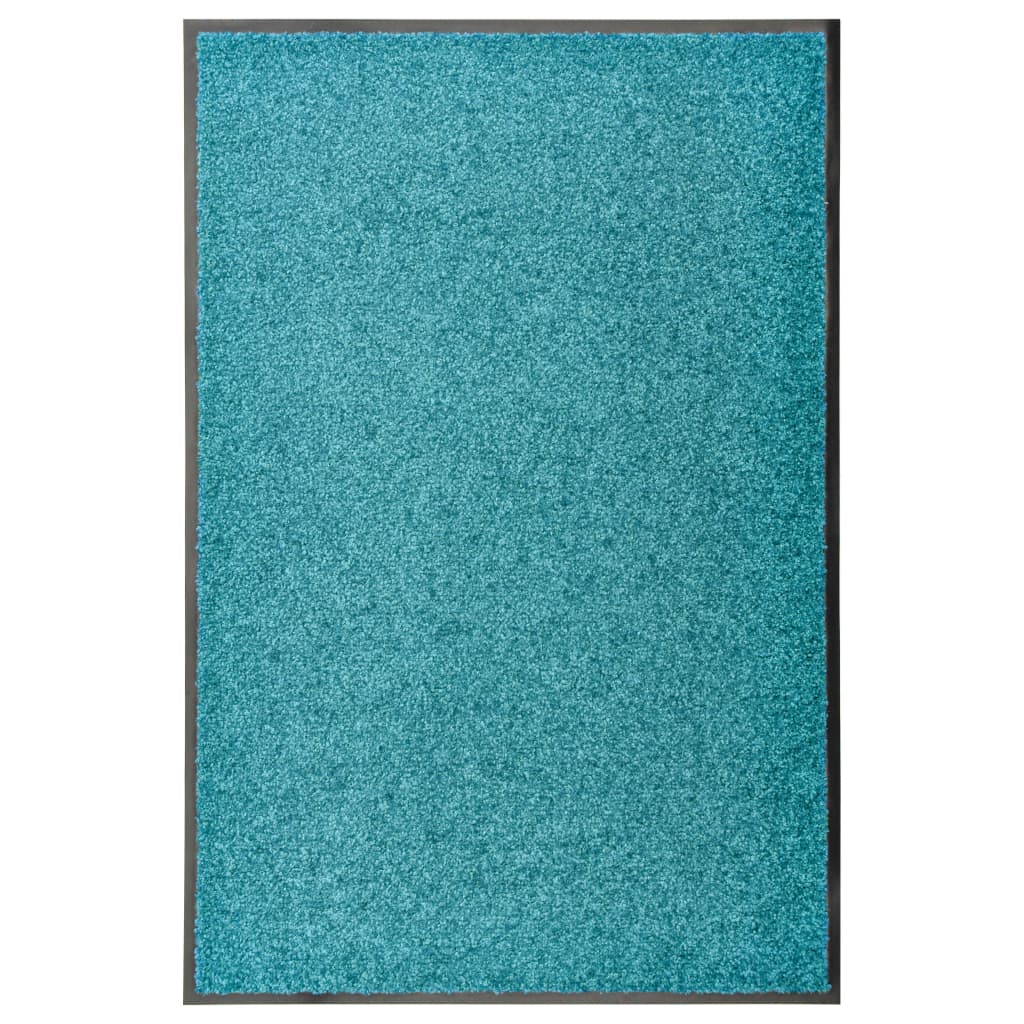 ciánkék kimosható lábtörlő 60 x 90 cm