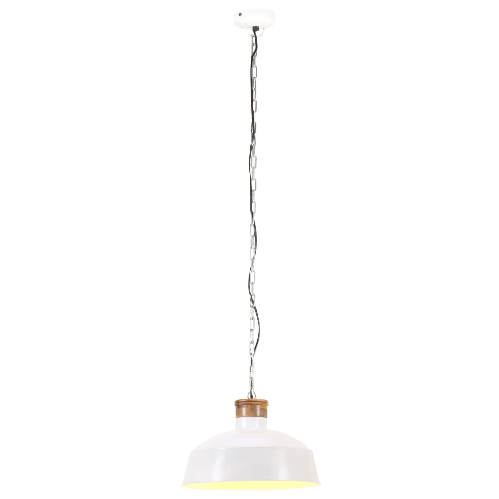 fehér ipari függőlámpa 58 cm E27