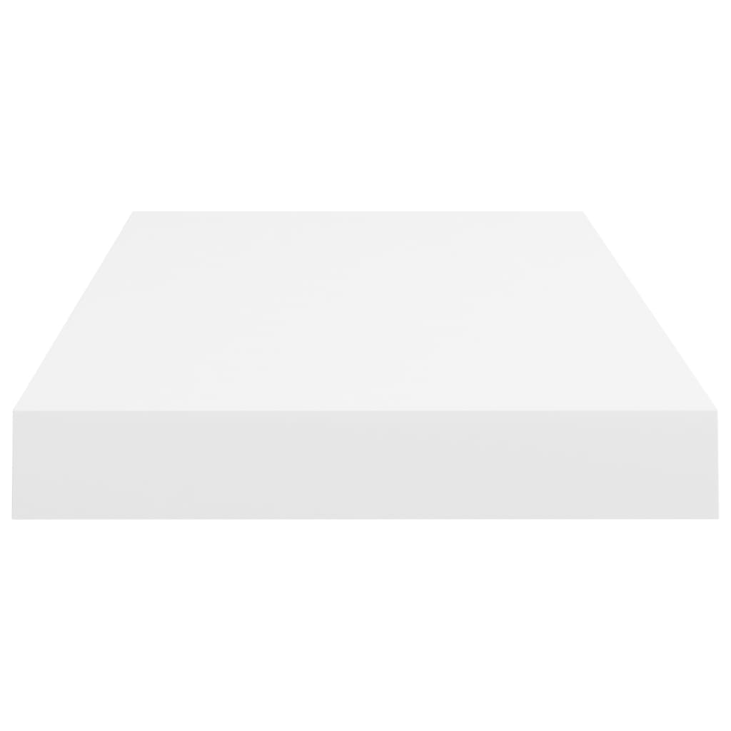 4 db fehér MDF fali polc 50 x 23 x 3,8 cm