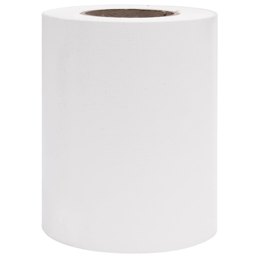 fehér kerti PVC árnyékoló kerítés 35 x 0,19 m