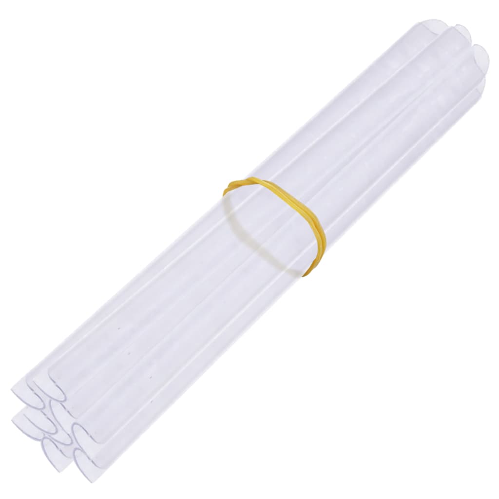 fehér kerti PVC árnyékoló kerítés 35 x 0,19 m
