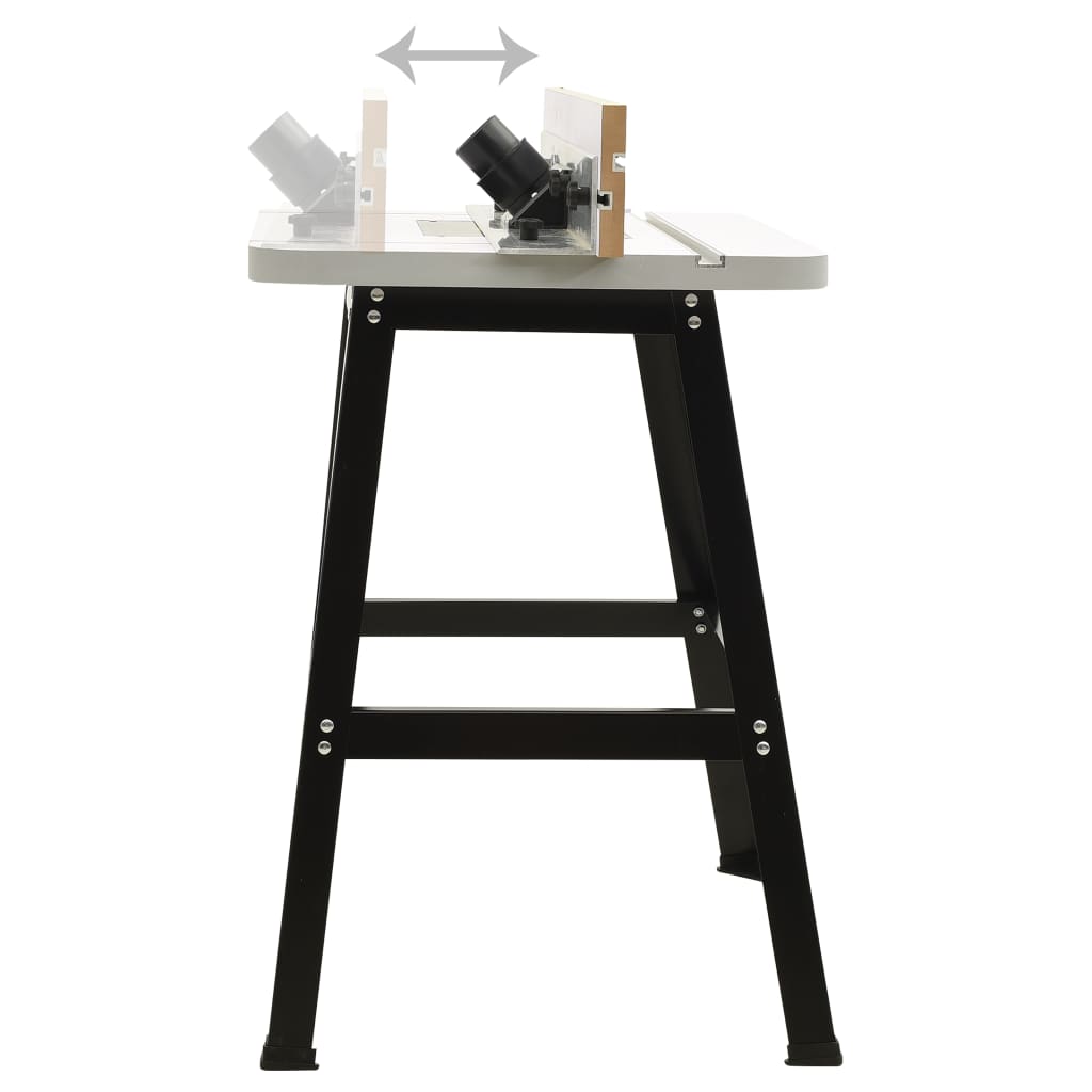 acél és MDF maróasztal 81 x 61 x 88 cm
