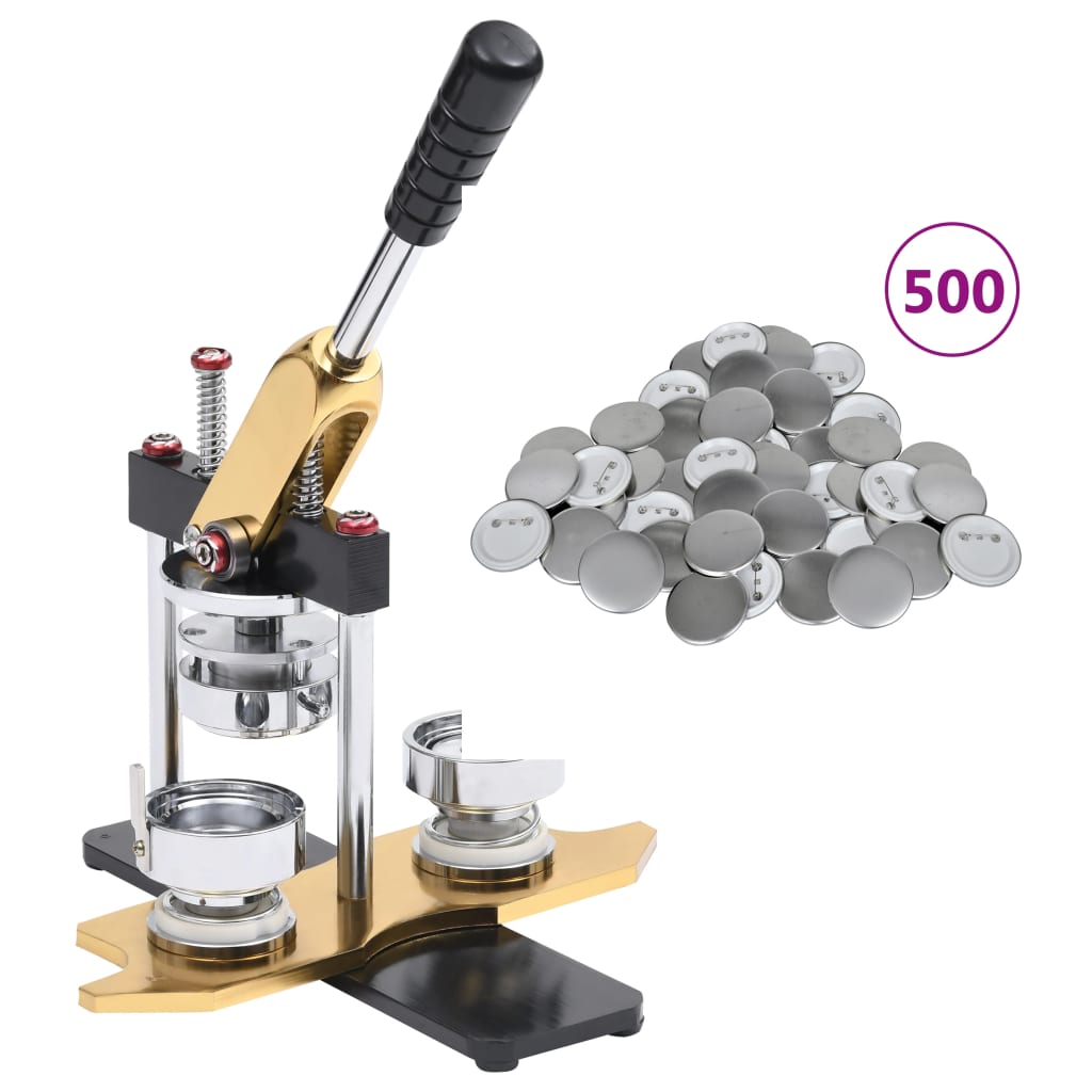 kitűzőkészítő gép forgó lyukasztóval 500 db 44 mm-es kitűzővel