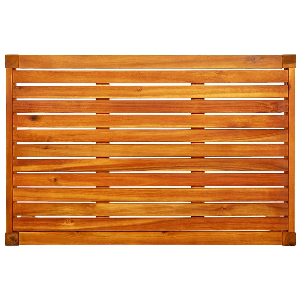 tömör akácfa kerti asztal 85 x 57 x 29 cm