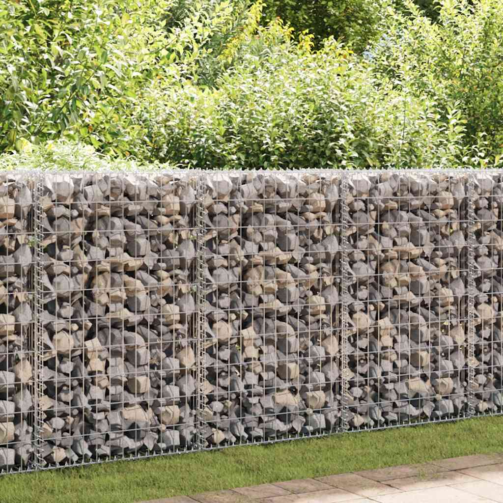 horganyzott acél gabion fal fedéllel 60 x 50 x 100 cm