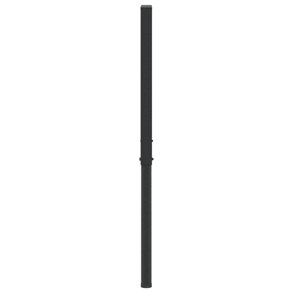2 db fekete állítható fém munkapadváz 55 x (69-95,5) cm