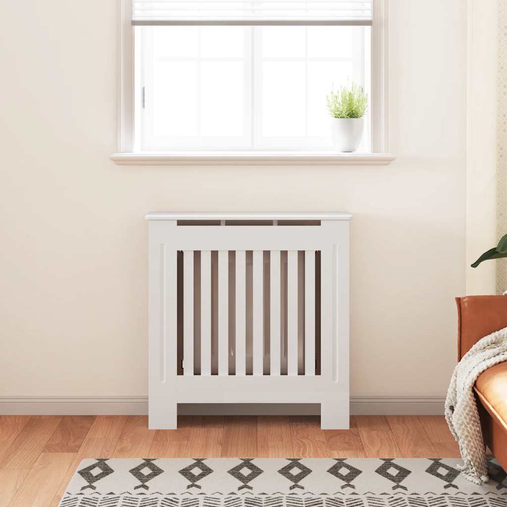 fehér MDF radiátorburkolat 78 cm
