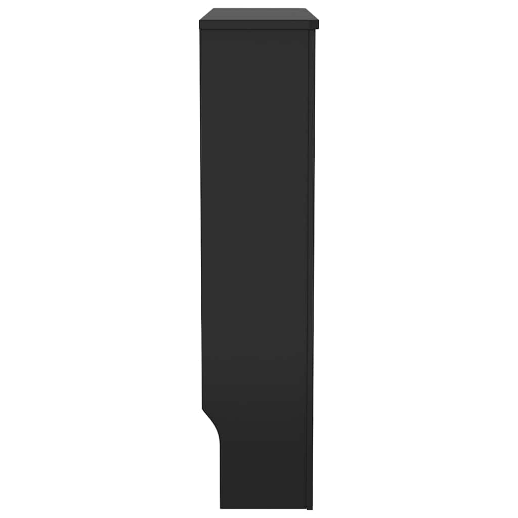 fekete MDF radiátorburkolat 78 cm