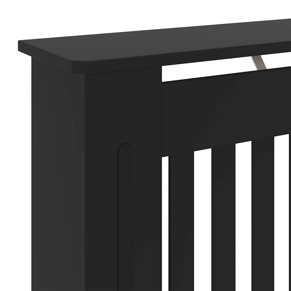 fekete MDF radiátorburkolat 78 cm