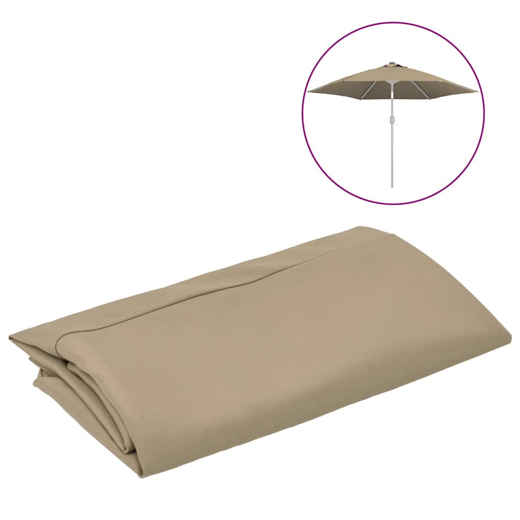 tópszínű kültéri napernyőponyva 300 cm