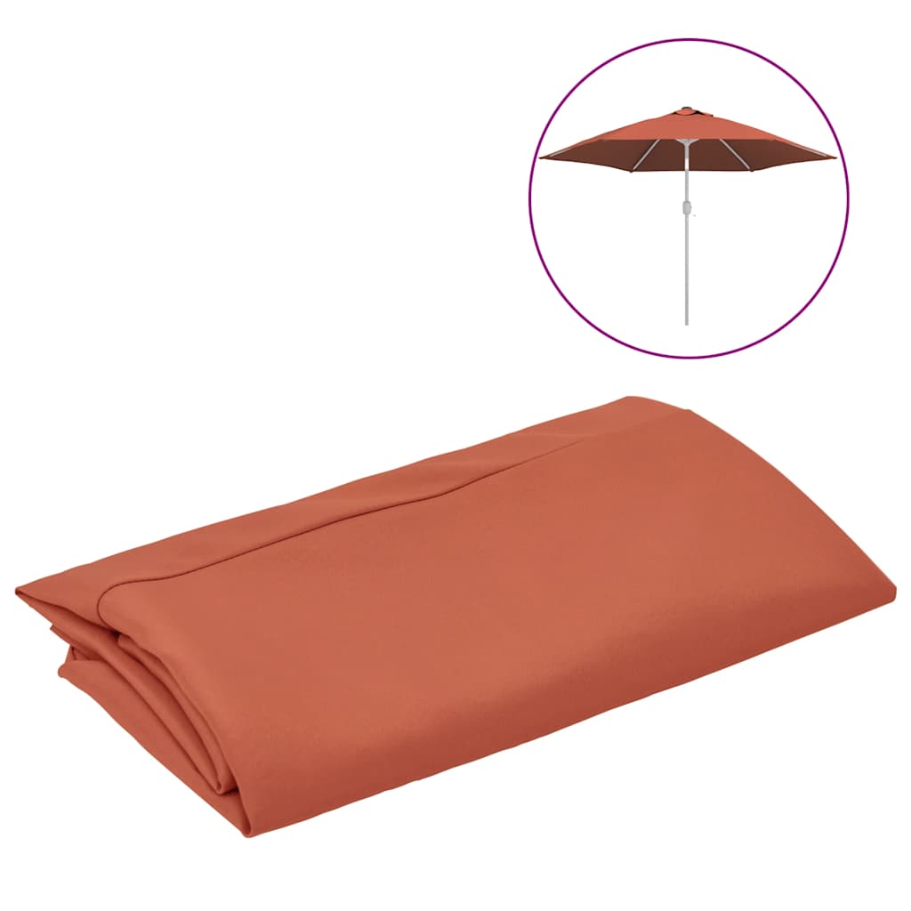 terrakotta kültéri napernyőponyva 300 cm