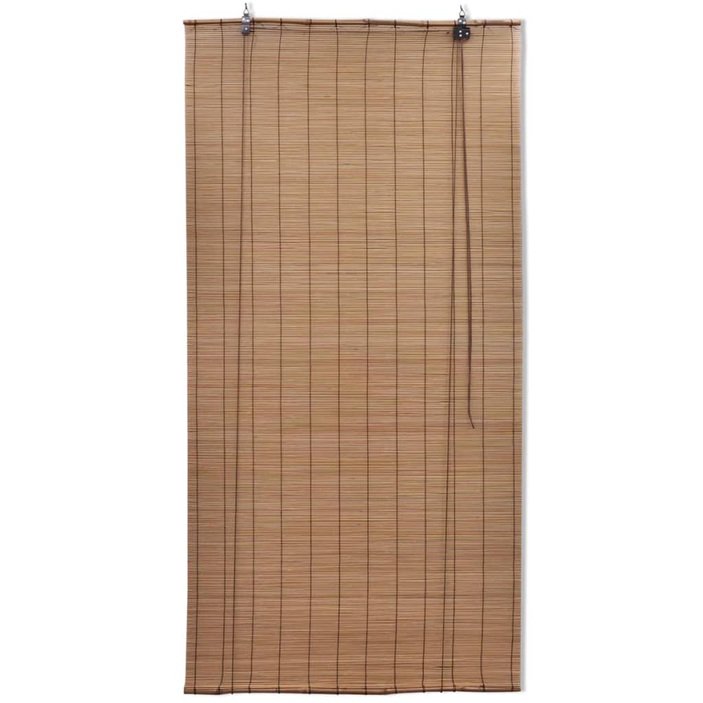 2 db barna bambusz redőny 80 x 160 cm