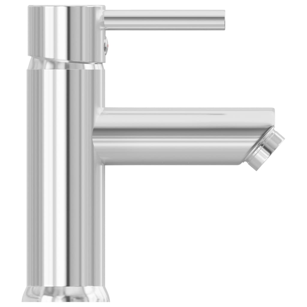 krómozott felületű fürdőszobai mosdócsaptelep 130 x 176 mm