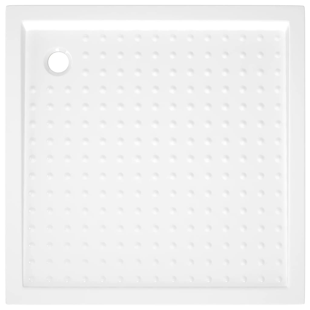 fehér pettyes ABS zuhanytálca 90 x 90 x 4 cm