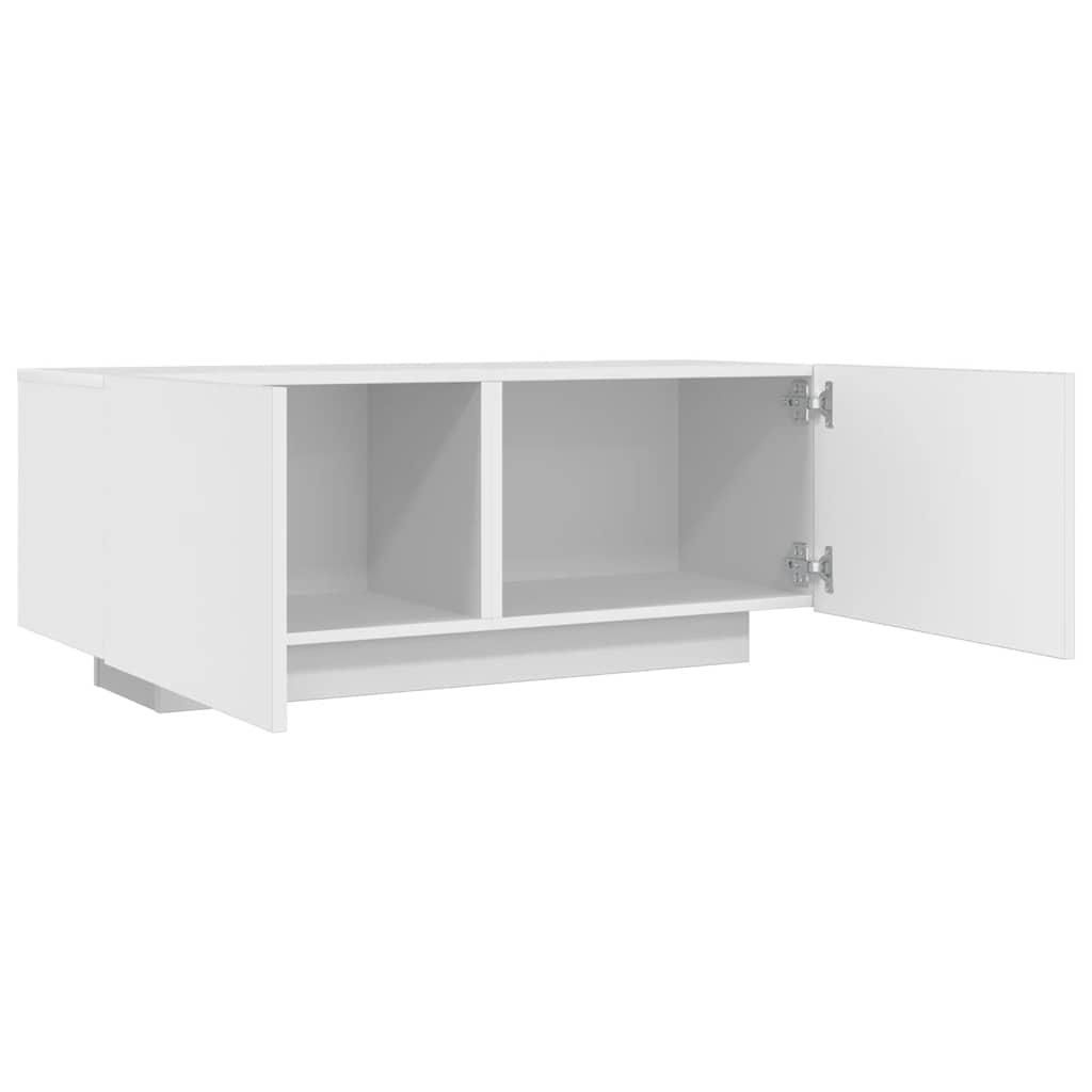 fehér szerelt fa TV-szekrény 100 x 35 x 40 cm