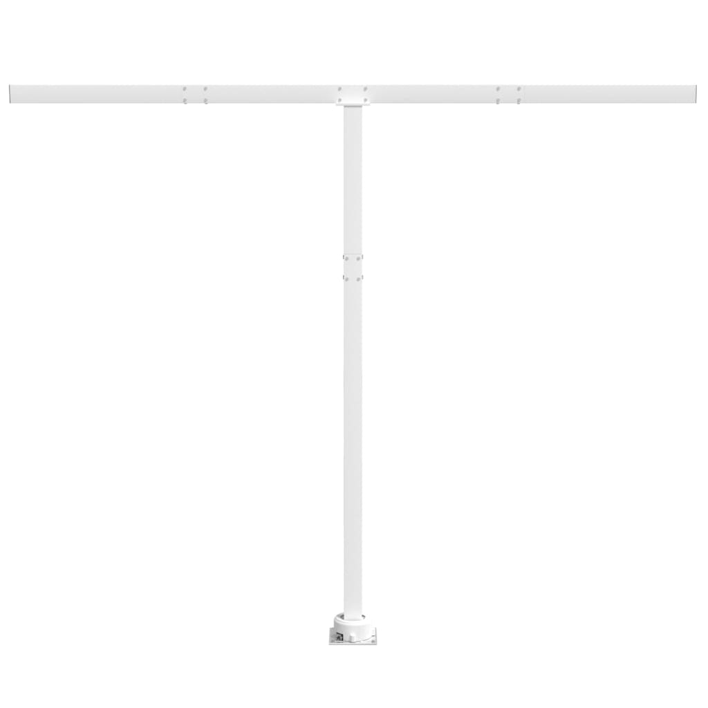 fehér vas napellenzőrúdszett 300 x 245 cm