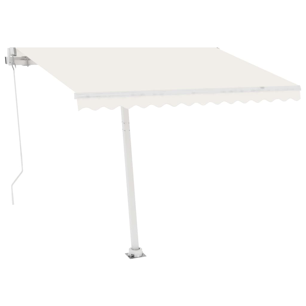fehér vas napellenzőrúdszett 300 x 245 cm