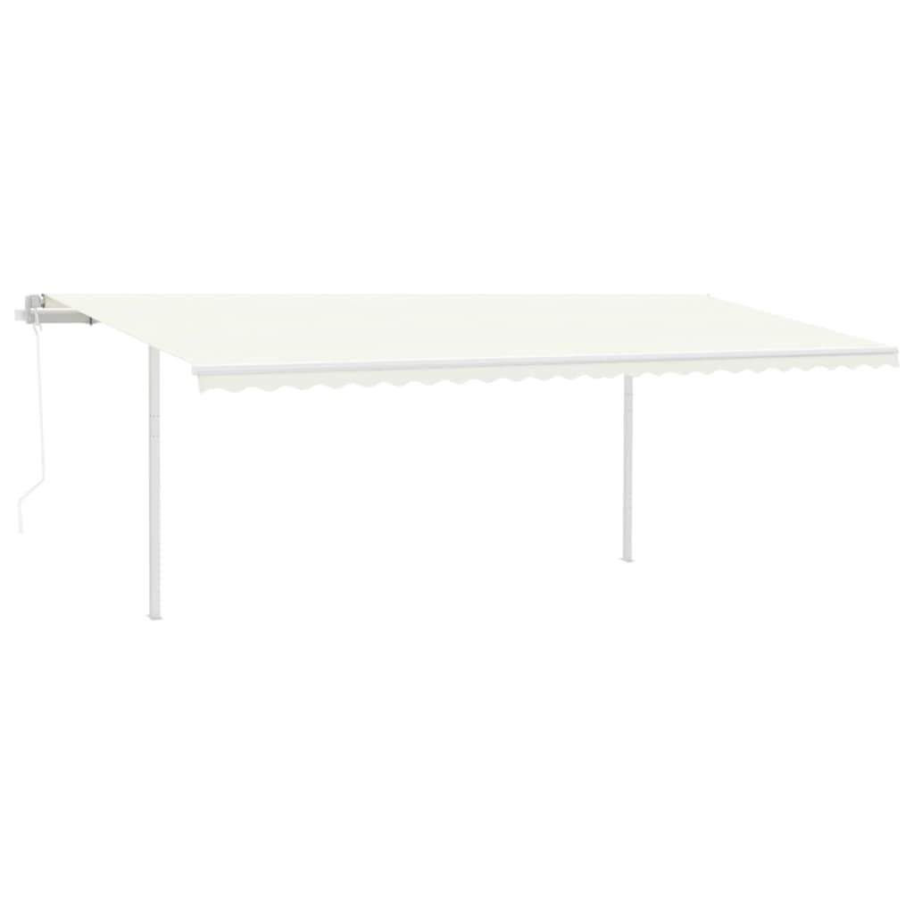 fehér vas napellenzőrúdszett 600 x 245 cm