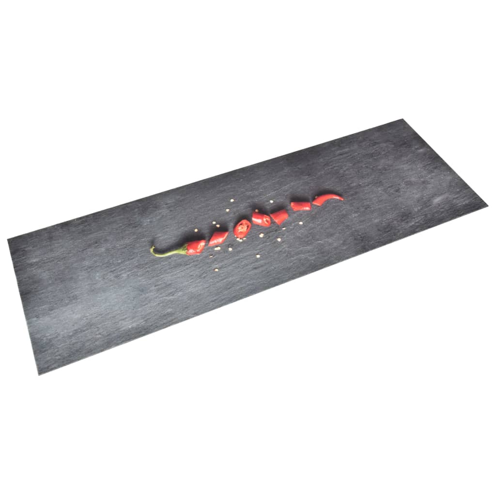 paprikamintás mosható konyhai szőnyeg 45 x 150 cm
