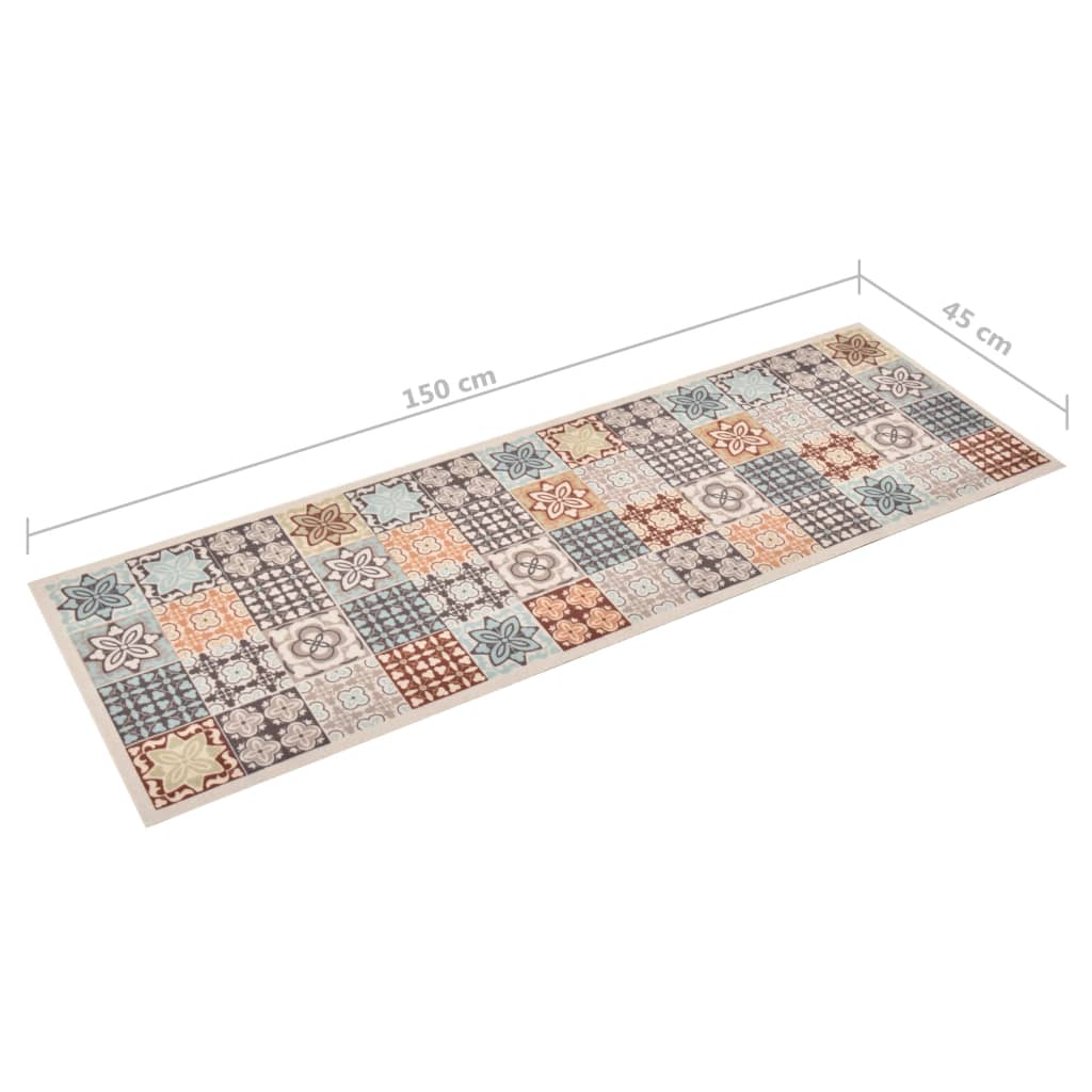 mozaikmintájú mosható konyhaszőnyeg 45 x 150 cm