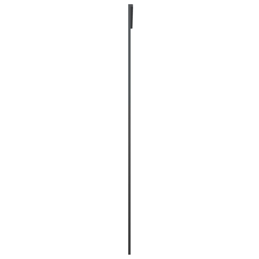 fekete alumínium és ESG üveg tolóajtó 102,5 x 205 cm