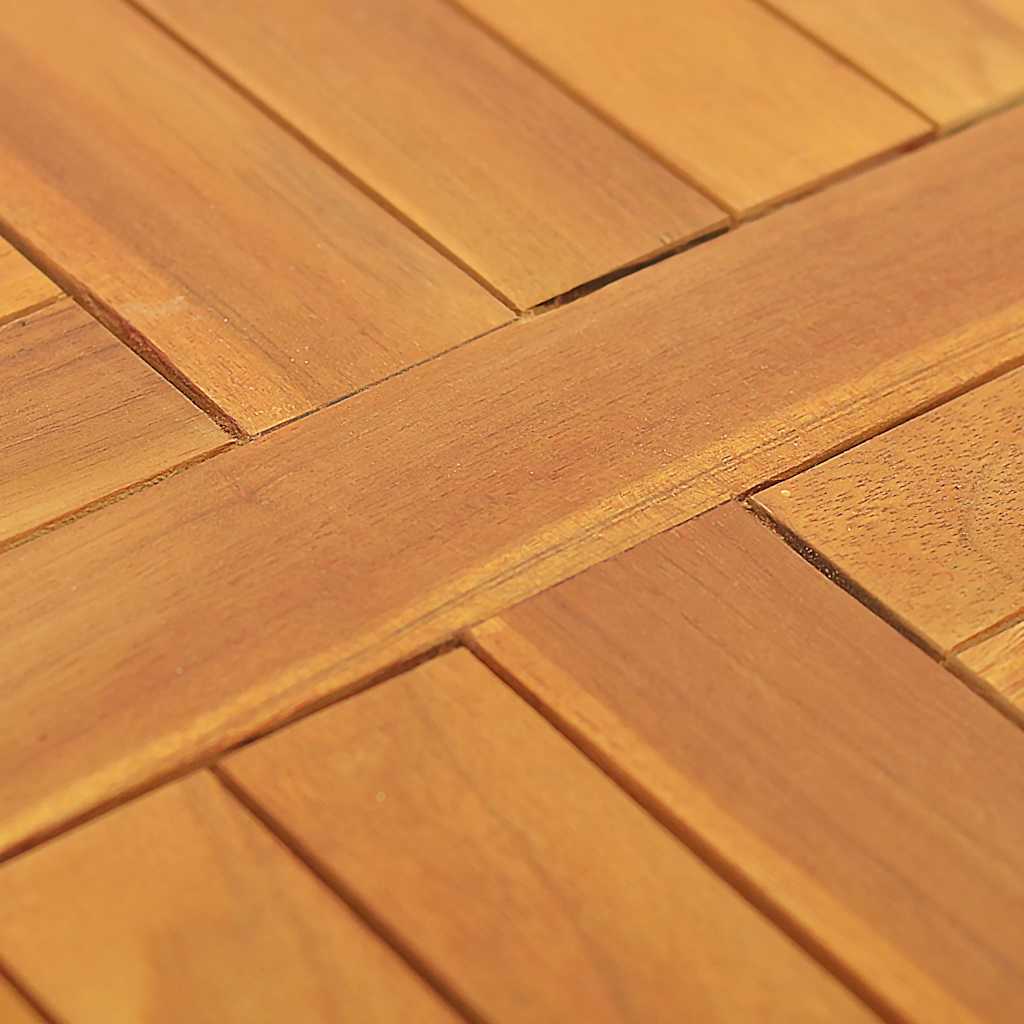 kerek tömör tíkfa asztallap 2,5 cm 50 cm