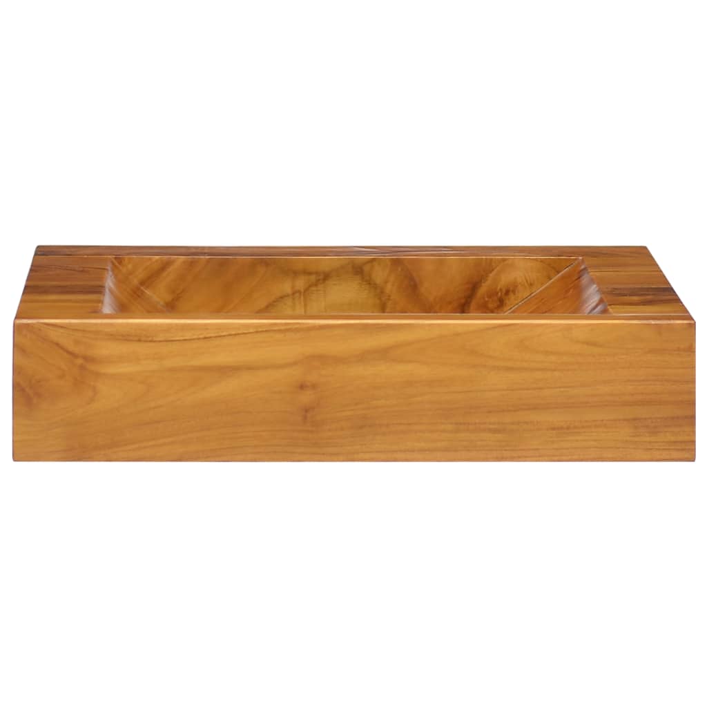 tömör tikfa mosdókagyló 50 x 35 x10 cm