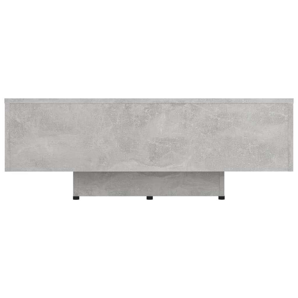 betonszürke szerelt fa dohányzóasztal 85 x 55 x 31 cm
