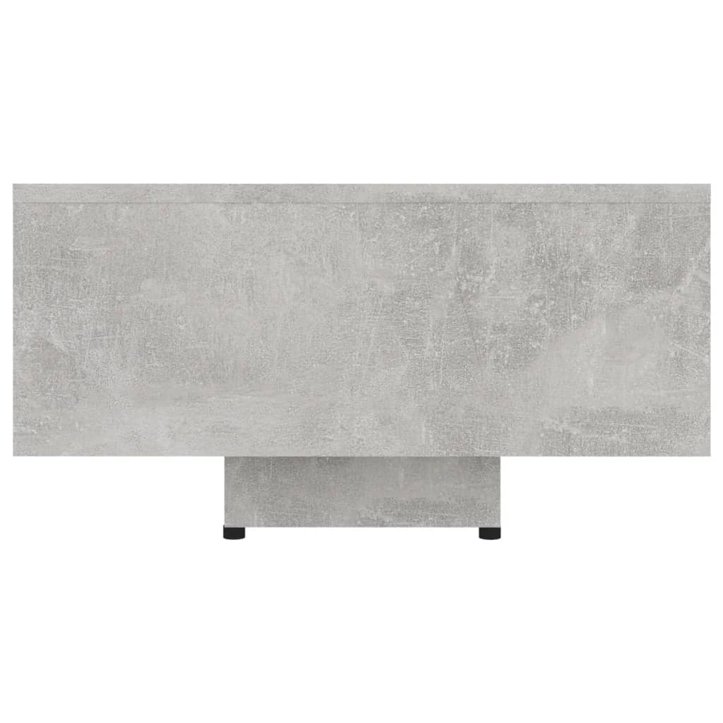 betonszürke szerelt fa dohányzóasztal 85 x 55 x 31 cm