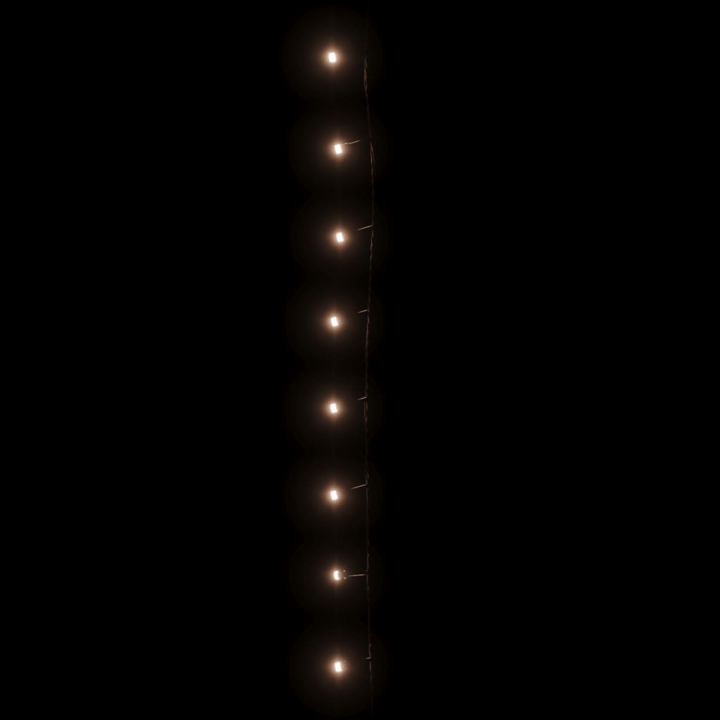 meleg fehér fényű PVC LED-szalag 300 LED-el 30 m
