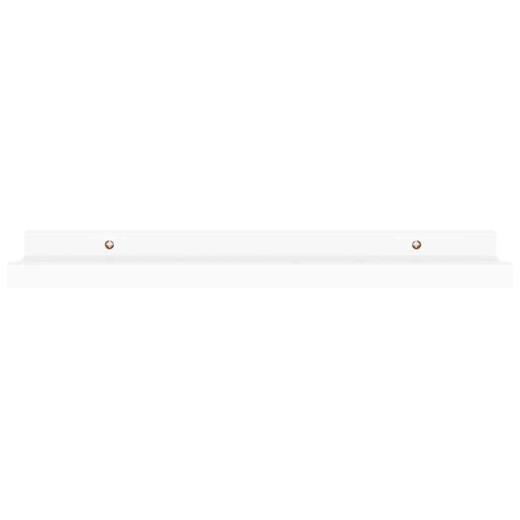 4 db fehér fali polc 40 x 9 x 3 cm