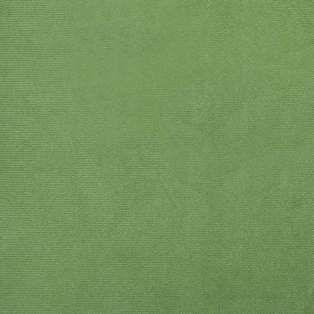 világoszöld bársony pihenőszék lábtartóval