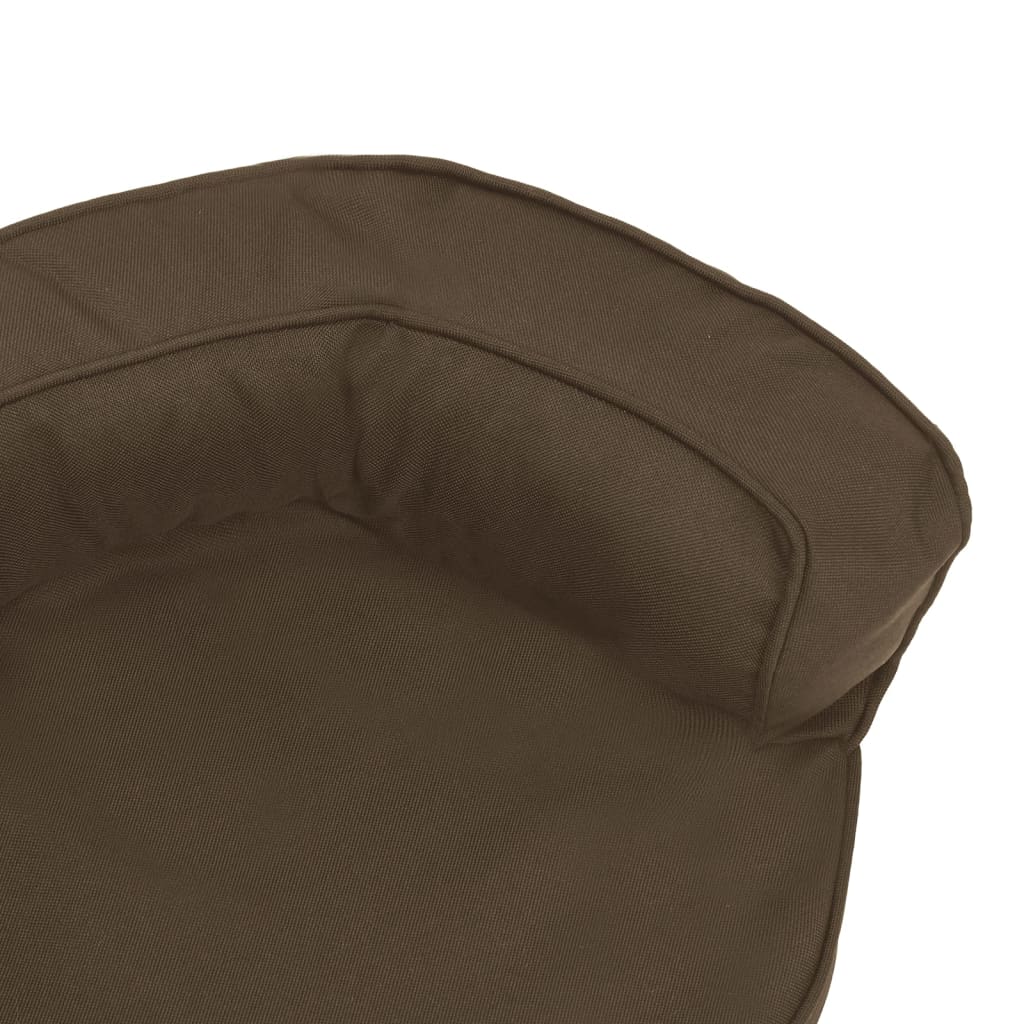 barna ergonomikus vászonhatású kutyaágymatrac 60 x 42 cm
