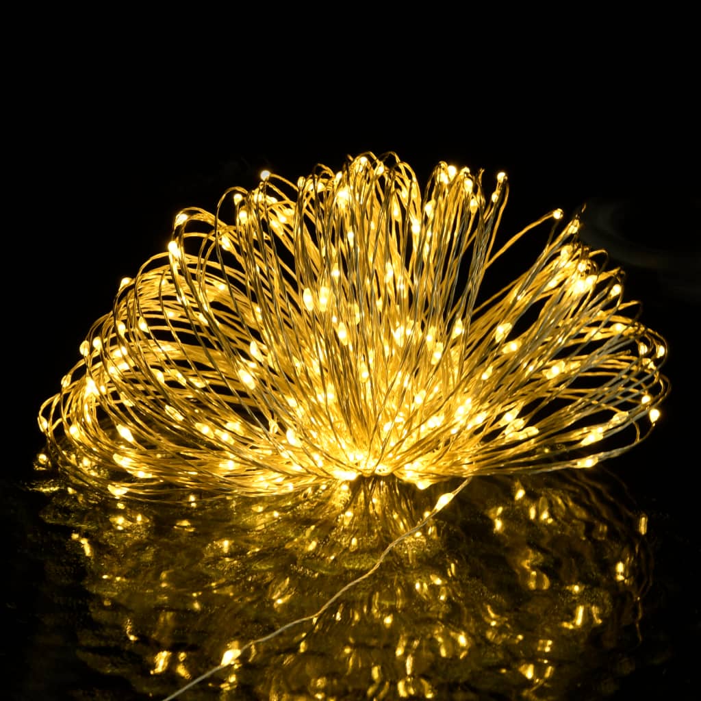 8 funkciós meleg fehér fényű tündérfényfüzér 400 LED-del 40 m