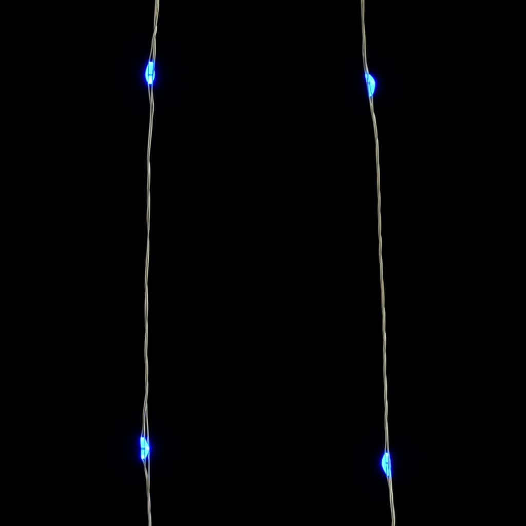 8 funkciós kék fényű tündérfényfüzér 400 LED-del 40 m