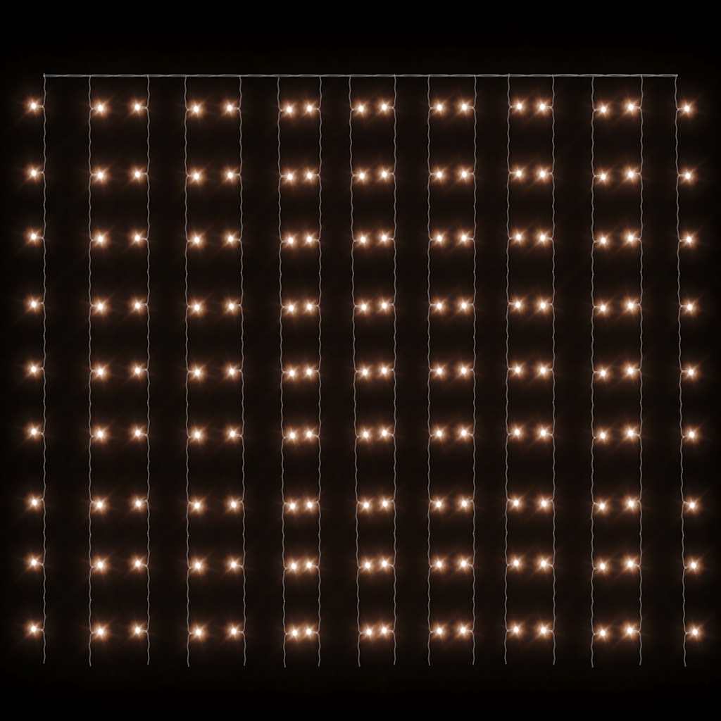 8 funkciós meleg fehér LED-es fényfüggöny 300 LED 3 x 3 m