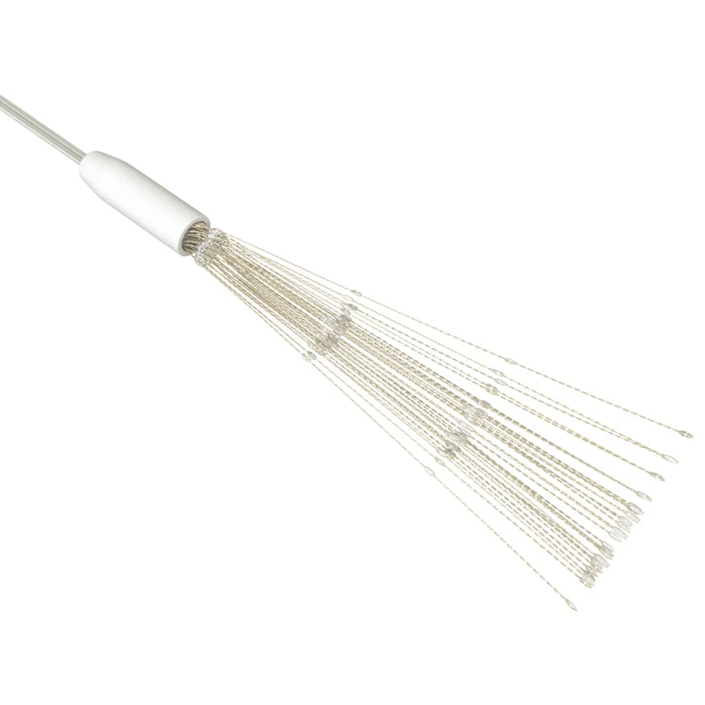 10 db karácsonyi hideg fehér tűzijátéklámpa 140 LED-del 20 cm