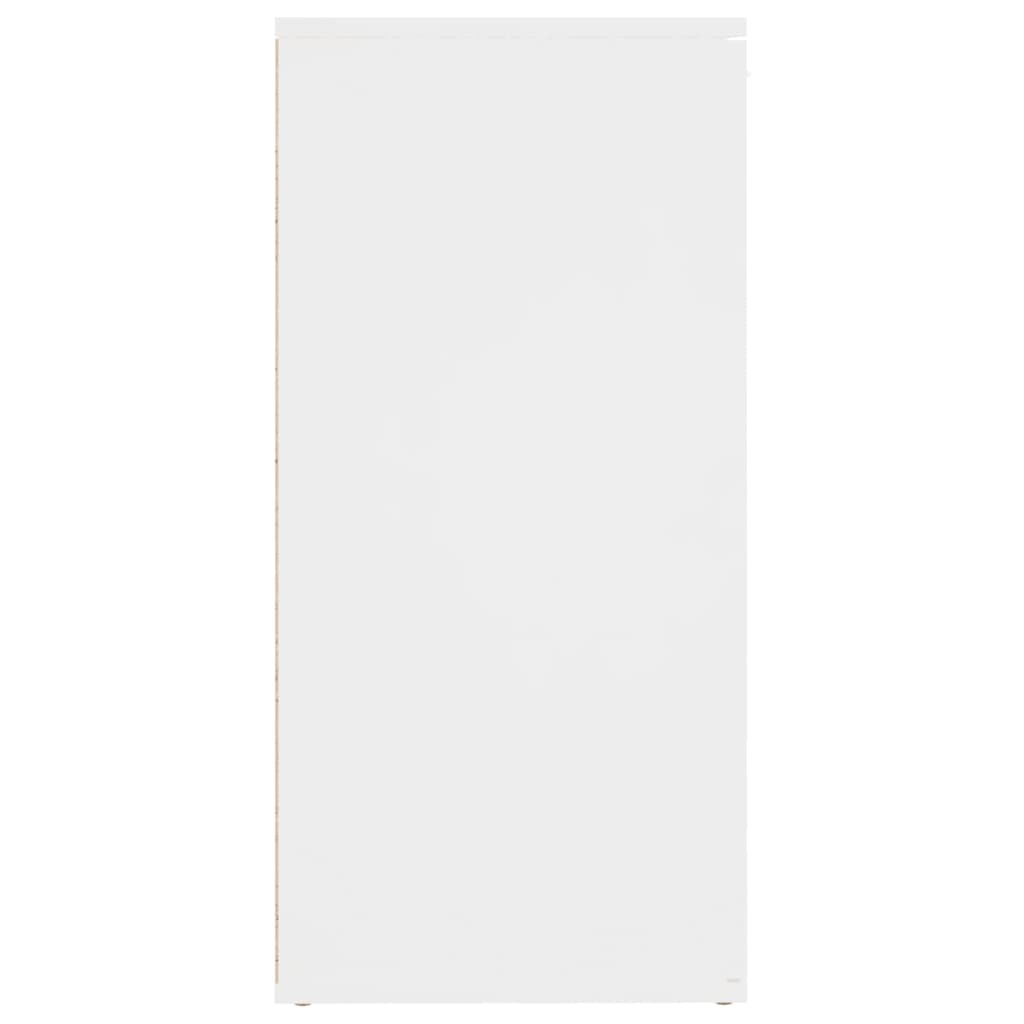 fehér szerelt fa tálalószekrény 160 x 36 x 75 cm