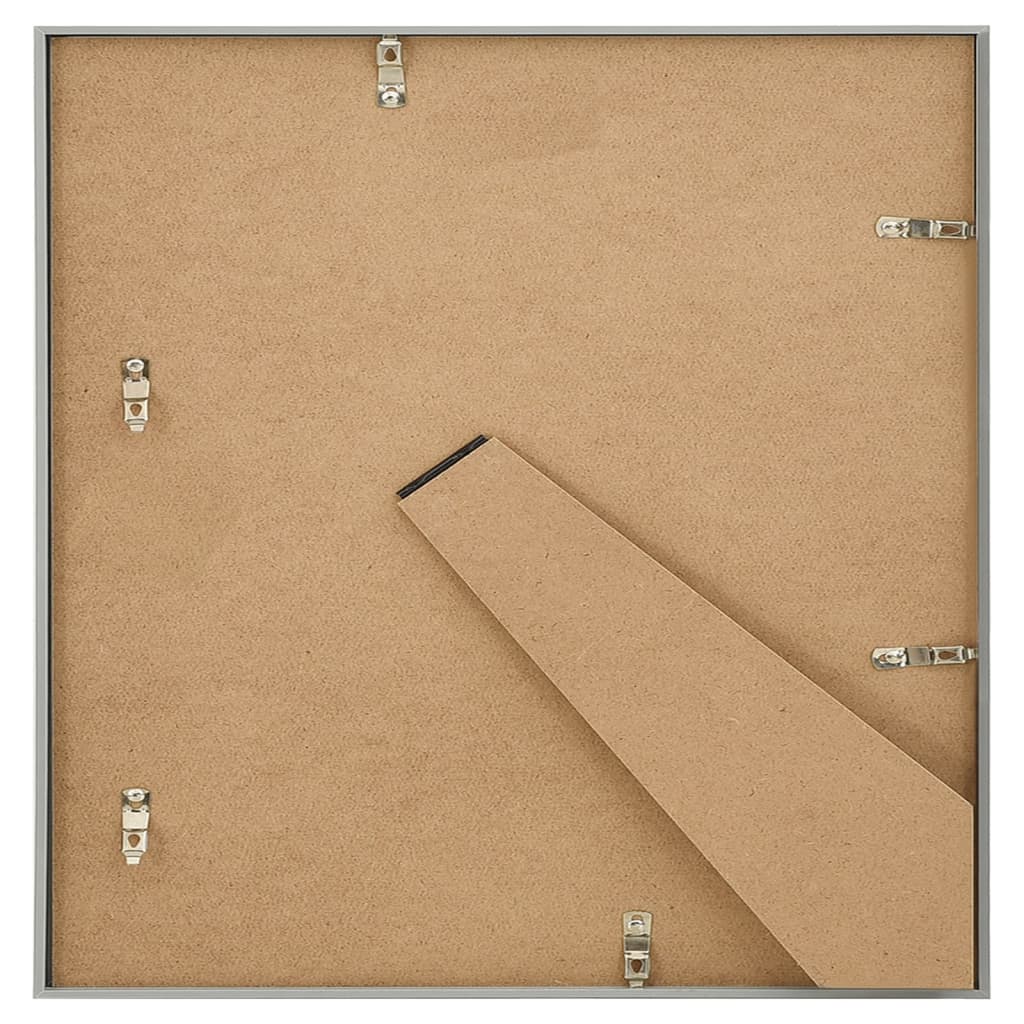 10 db ezüstszínű MDF asztali fényképkeret 20 x 20 cm
