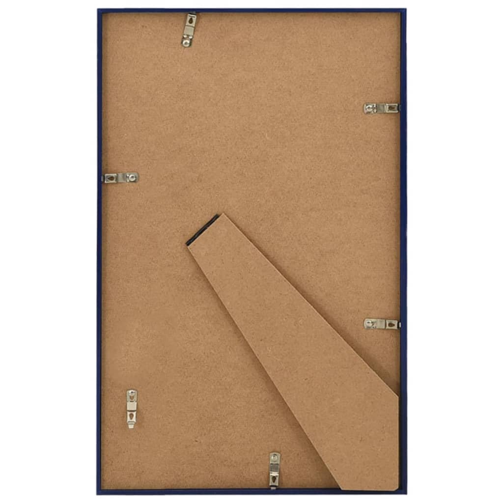 10 db kék MDF asztali fényképkeret 10 x 15 cm