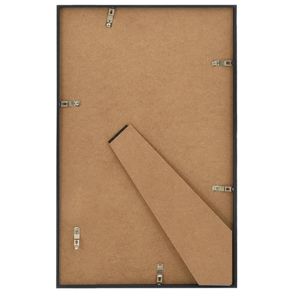 10 db fekete MDF asztali fényképkeret 20 x 25 cm