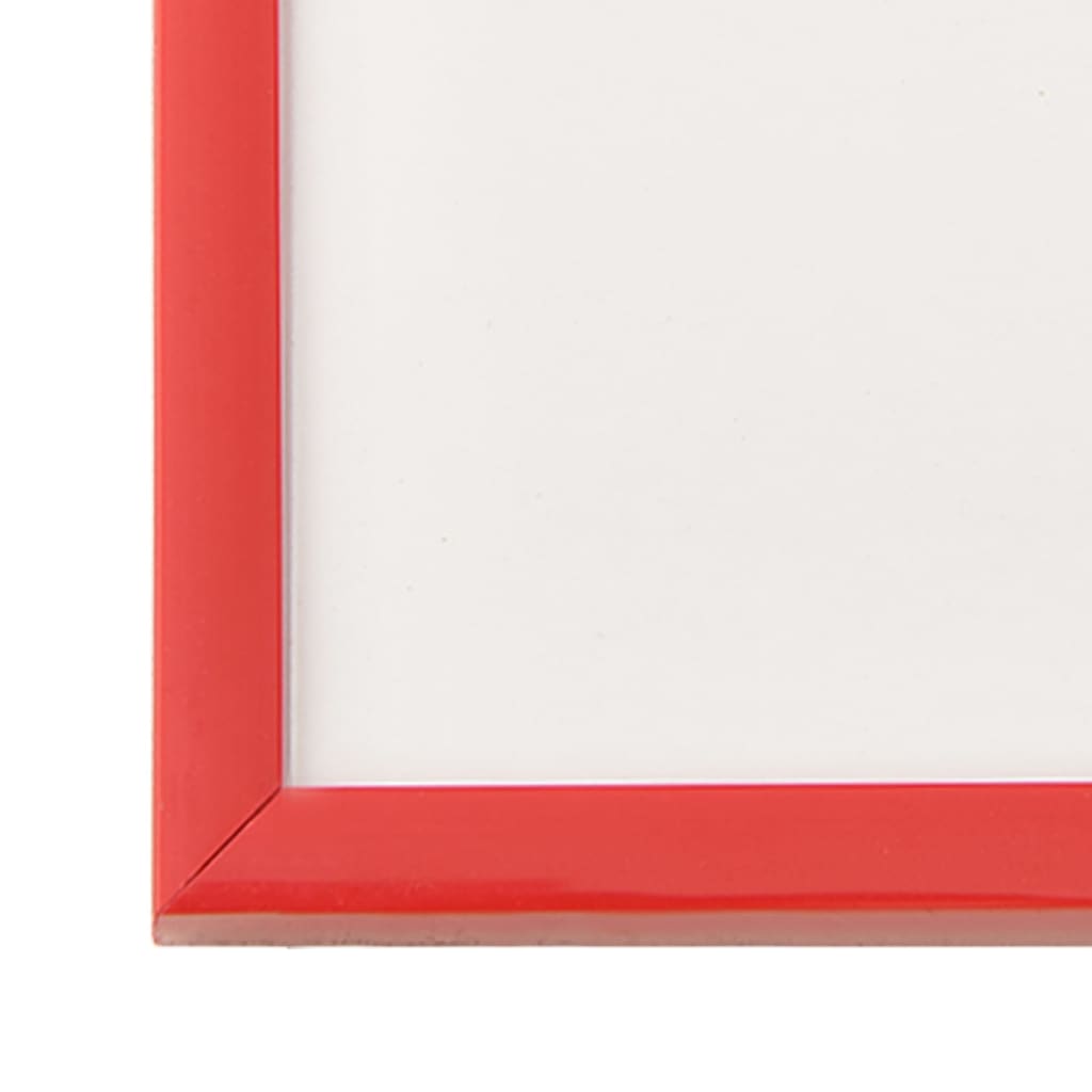 10 db piros MDF fali/asztali fényképkeret 20 x 20 cm